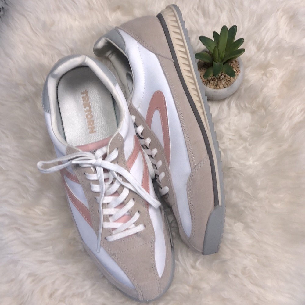 TRETORN Rawlins 2.0 Leather/Fabric Sneakers 9M EUC